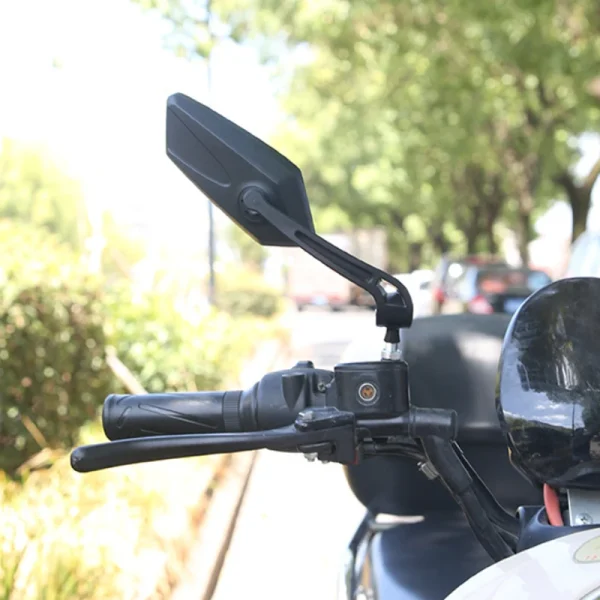 Bicycle Handlebar Reflector Rear View Mirror Safety Adjustable Rotatable Mirror Clear Electric Scooter Cycling Accessories - Image 6