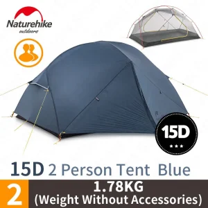 Naturehike Mongar 2 Double Layer Waterproof Windproof Two Person Ultralight Outdoor Camping Tent